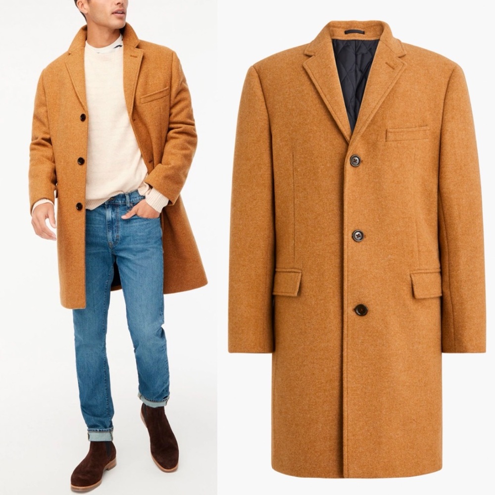 J. Crew Thompson Topcoat Wool Coat